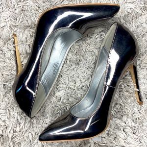 Chrome Pointed Heel